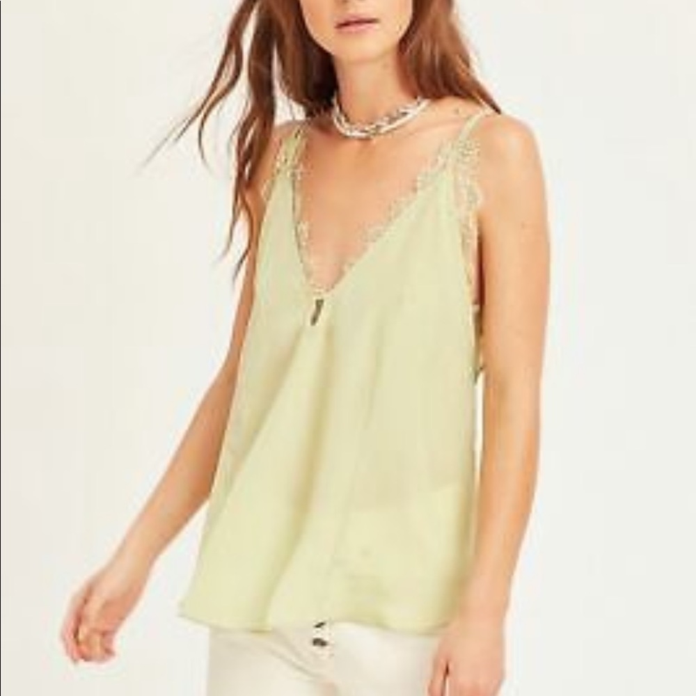 Free People Lost Dreams Silk Cami